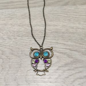 Vintage Owl Necklace